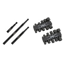 NEIKO 11403A Magnetic Bit Holder Set | 3 Pieces &amp; 10068A Nut Driver Set,... - £33.17 GBP