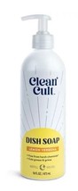 Clean Cult Refillable Dish Soap, Metal Pump, Lemon Verbena  16 fl oz - £10.18 GBP