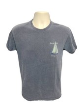 Sailing Portland Maine Adult Small Gray TShirt - £15.40 GBP