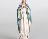Catholic Immaculate Heart of Mary Figure, Virgin Mary Statue, Blessed Mo... - $45.13