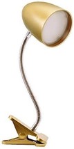 Led Clip On Desk Lamp Table Reading Light Flexible Adjustable Book Night Gold - £25.33 GBP