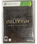 Elder Scrolls IV Oblivion Video Game Microsoft Xbox 360 Game of the Year... - $280.41 MXN