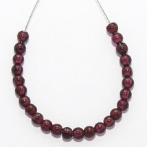 8.10 Cts Natural Garnet Rondelle Balls Beads Loose Gemstones ( 3mm Each ) - £3.53 GBP