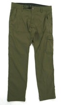 Prana Green Cargo Straight Leg Outdoor Hiking Pants Womens 31W X 30L EUC - £30.56 GBP
