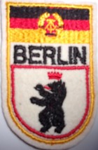 Vintage Berlin Embroidered Sew-On Patch - £5.58 GBP