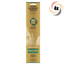 4x Packs Gonesh Extra Rich Cryptic Woods Incense Sticks | 20 Sticks Per Pack - £9.63 GBP