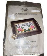 Something Special Counted Cross Stitch ~WELCOME FRIENDS~ Tray Insert Kit... - £7.56 GBP