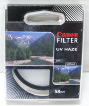 New Open Package Genuine Canon 58mm UV Haze Camera Lens Filter - $10.39 CAD
