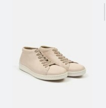 Linder Women&#39;s Blush Leather Mid top Sneakers Shoe Size 43 / 10.5 NWOB - £79.13 GBP
