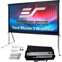 Elite Screens Yardmaster 2 DUAL Projector Screen, 100-INCH 16:9, Front and Rear  - £384.36 GBP