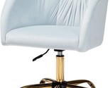 One Size, Aqua/Gold Baxton Studio Ravenna Office Chair. - $215.93