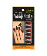 Fright Night By Ardell Halloween Vamp Nails Includes Glue Blood Red 24 C... - $13.58 CAD