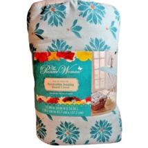 Pioneer Woman Folk Geo Medallion Ironing Pad Cover Retro Blue Reversible... - $607.58 MXN