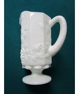 &quot;Westmoreland&quot; milk glass grape  LEAVES design pitcher, white,  9&quot;[MILKGL2] - €53,24 EUR