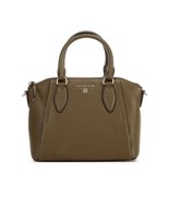 New Michael Kors Women&#39;s Sienna Medium Leather Messenger Bag Olive - $254.71 CAD
