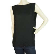 Surface to air Black Viscose Tank Sleeveless Top Blouse size 36 - $1,184.25 MXN