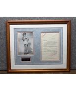 Betty Grable Double Signed Letter 6x8 eBay Photo Matted &amp; Framed PAS/DNA... - $10,828.96 MXN