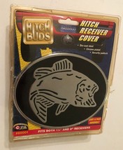 Hitch Buds Bass Fish Die Cast Steel Black Chrome Hitch Receiver Cover #6... - £16.86 GBP
