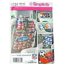 Car Organizer Simplicity Sewing Pattern 3731 Back Seat Storage Trunk Box 2007 - $14.93