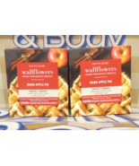 Bath &amp; Body works Wallflower refills 4 bulbs WARM APPLE PIE 2 boxes LQQK - $32.75 CAD