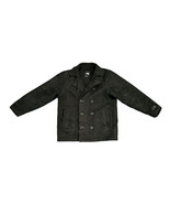 Men&#39;s The North Face Hyvent Wool Blend Charcoal Peacoat Sz Medium - $97.72 CAD