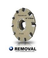 18&quot; Concrete Coating Removal Tool Mastic, Adhesives, Thin-set 25 Grit - €396,96 EUR