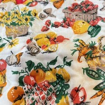 Vintage 1979 IGA Mothers Marcher Quilted Oven Mitt Fruit Baskets 9.75 x ... - £11.42 GBP