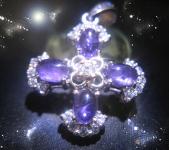 HAUNTED CROSS NECKLACE THOU SHALL NOT HARM ME HIGHEST LIGHT COLLECT OOAK MAGICK - £7,976.21 GBP