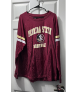 Colosseum Florida State Seminoles Long Sleeve Varsity T Shirt Men&#39;s Sz X... - £16.85 GBP