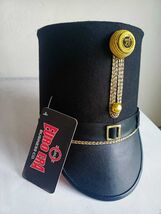 18th Century Austrian/Hungarian Officer Shako Hat: Wool &amp; Leather - $150.00