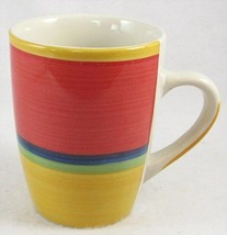 Royal Norfolk Coffee Mug, Mambo, 12 oz., Red, Blue, Green, Yellow - £7.02 GBP
