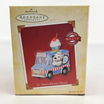 Hallmark Keepsake Christmas Ornament I.C. Pete&#39;s Frozen Treats Sound Light 2005 - £21.69 GBP