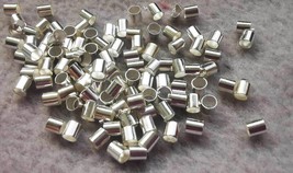 Wholesale 500pcs - Crimp Tubes - Silver Plated or Gold Plated Brass Antique Silv - $23.50