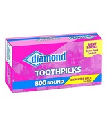 800 Round pointed Birch WOOD TOOTHPICKS No Additives ALL natural wooden ... - $32.21 CAD
