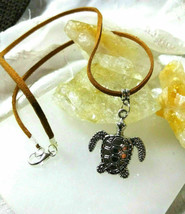 Turtle Necklace Tortoise Handcrafted Women Men Teens Beach Party Women or Men - £5.19 GBP