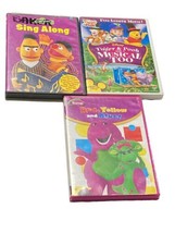 Tigger, Pooh and a Musical Too ~ Sesame Street Sing Along ~ Barney DVD LOT - £14.15 GBP