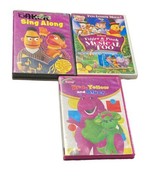 Tigger, Pooh and a Musical Too ~ Sesame Street Sing Along ~ Barney DVD LOT - £14.07 GBP