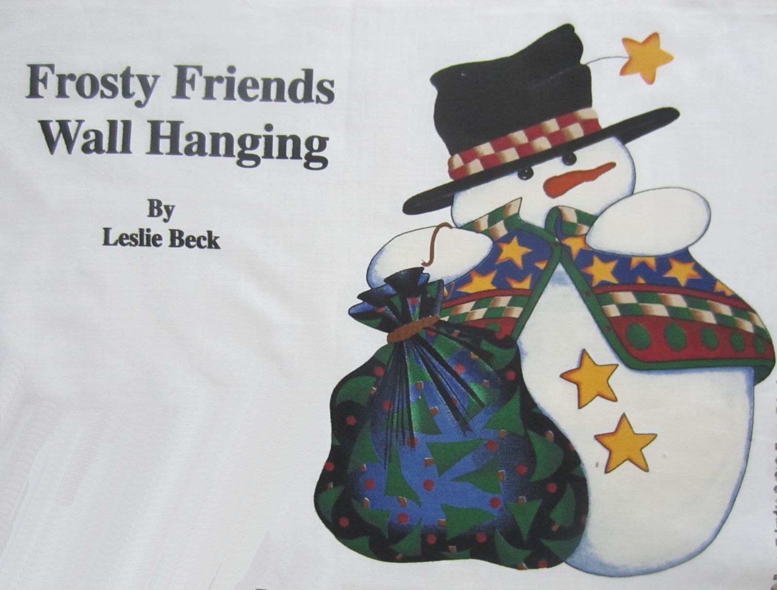 Cranston Print Works Beck Frosty Friends 41" x 33" Wall Hanging Fabric Panel - $14.99