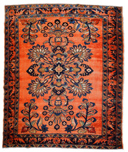 Handmade antique Persian Lilihan rug 5.3&#39; x 7.2&#39; (161cm x 219cm) 1920s - £4,712.20 GBP