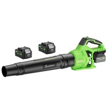 Leaf Blower Cordless with 2 x 4.0Ah Battery and Charger, 580CFM 160MPH E... - $9,005.64 MXN