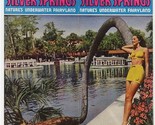 Silver Springs Florida Brochure Bridal Chamber International Attraction ... - $17.80