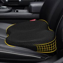 Ergonomic Wedge Seat Cushion for Driving - Sciatica Relief with Soft Mes... - $46.48