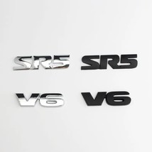 1PC SR5 V6 Tailgate Car Sticker  Modified 3D  Emblem Body Decal Auto Accessories - £74.62 GBP