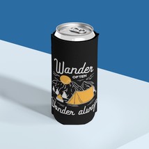 Wanderlust Slim Can Cooler - Nature-Inspired, Neoprene, 12oz, White Outd... - £12.15 GBP