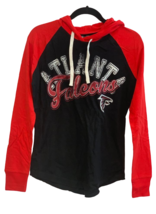 Team Apparel Womens Atlanta Falcons Football Hoodie Jacket Black/Red-Med - £22.15 GBP