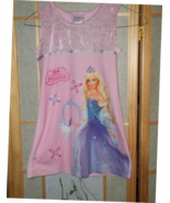 girls dress up dress/night gown barbie magic of pegasus size 4 pink or p... - £16.52 GBP