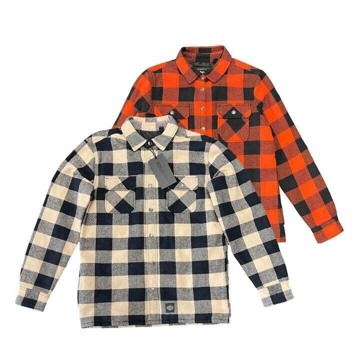 Harley-Davidson Women's Plaid Shirt Jacket Vintage Quilted Lining
