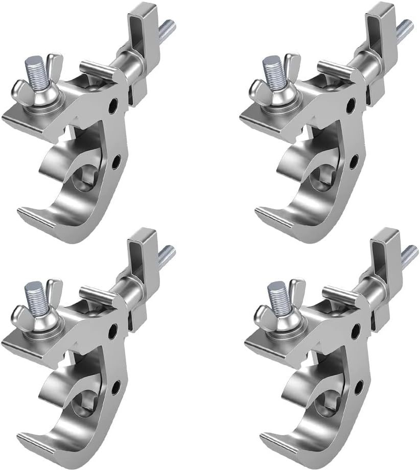 4Pack Heavy Duty Stage Lighting Clamps Hook, 440Lb Load Capacity Aluminu... - $69.96