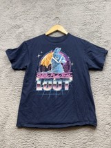 Fortnite Give Me The Loot Llama Piñata Glow In Dark Graphic T-Shirt Youth Large - £7.76 GBP