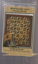 Whistlepig Creek Productions Rolling Stars Quilt Pattern  68&#39;&#39; x 78&#39;&#39; - £3.91 GBP